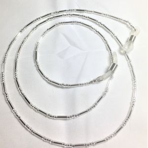Crystal Clear Eyeglass Sunglass Chain Hold…